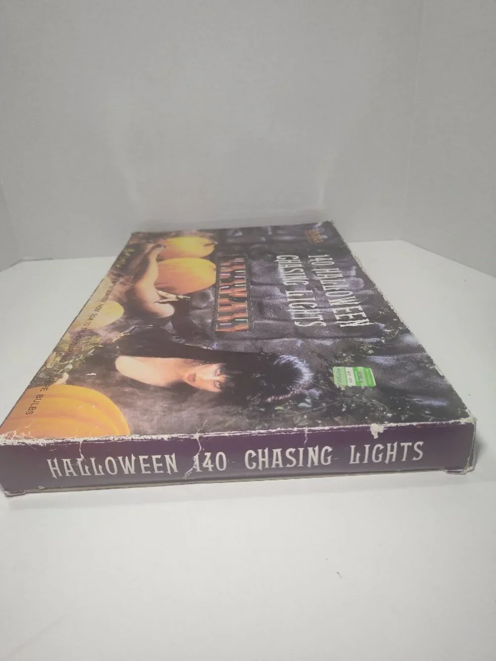 Vintage Elvira Halloween 140 Multicolor Chasing Lights Set NOS NIB Horror Decor
